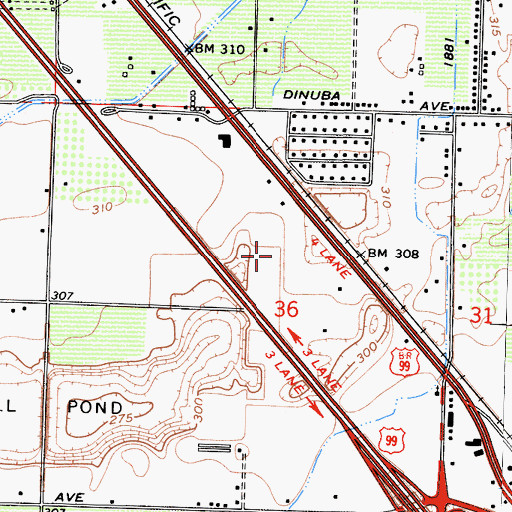 Topographic Map of Quinn Airport, CA