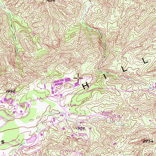 Topographic Map of R I Santa Susana Helistop, CA