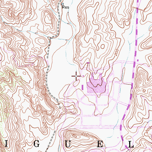 Topographic Map of GSA Laguna Niguel G/L Helistop, CA