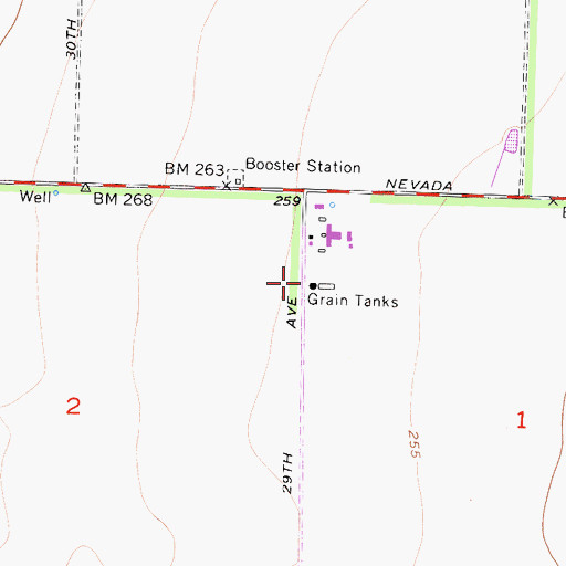 Topographic Map of Stone Land Co Airport, CA