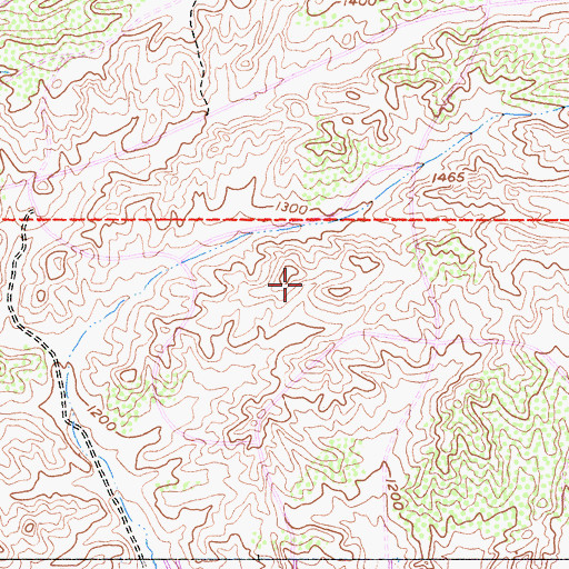 Topographic Map of Billy Joe Airport, CA