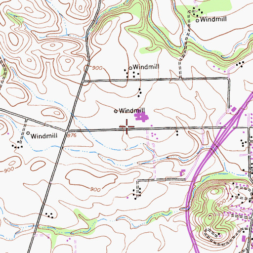 Topographic Map of Twin Cities Community Hospital Heliport, CA