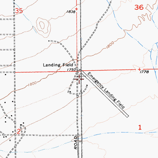 Topographic Map of Dick Dale Skyranch, CA