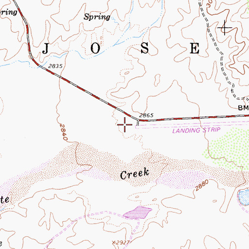 Topographic Map of Warner Springs Gliderport, CA