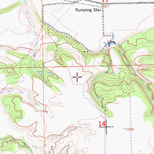 Topographic Map of Bonel Airport, CA