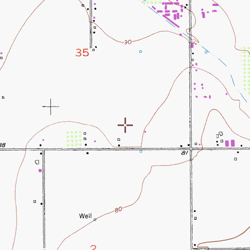 Topographic Map of Joe Heidrick Heliport, CA