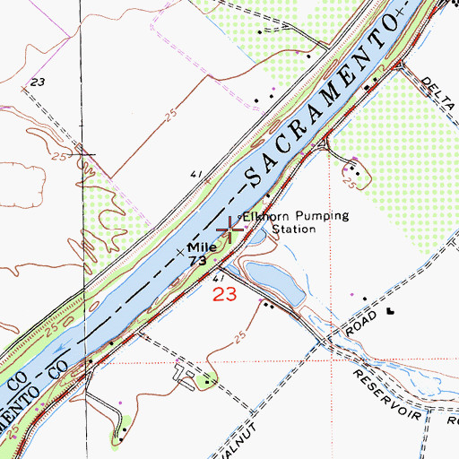 Topographic Map of Elkhorn Pumping Station, CA