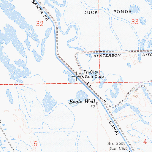 Topographic Map of Tri-City Gun Club, CA