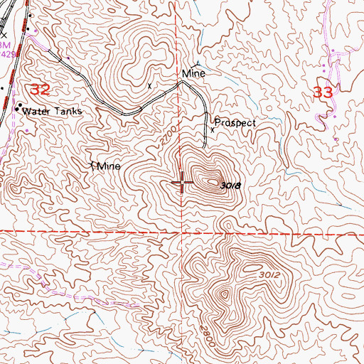 Topographic Map of Airway Beacon 8, CA