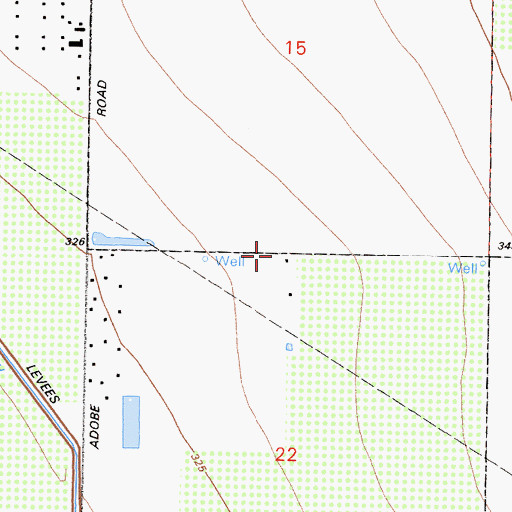 Topographic Map of Brockamp Duck Club, CA