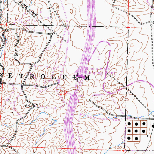 Topographic Map of Buena Vista Pumping Plant, CA
