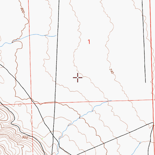 Topographic Map of Cottonwood Pumping Station, CA