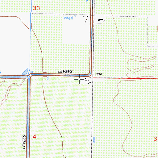 Topographic Map of Dust Bowl Duck Club, CA