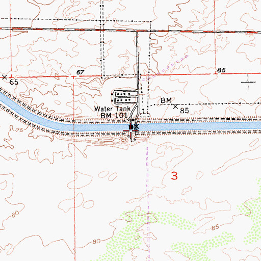 Topographic Map of Power Drop Number Four, CA