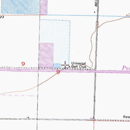 Topographic Map of Universal Gun Club, CA