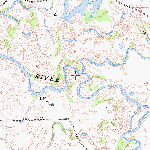 Topographic Map of Salt Slough, CA