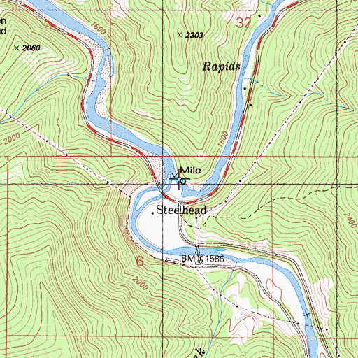 Topographic Map of Scott River, CA