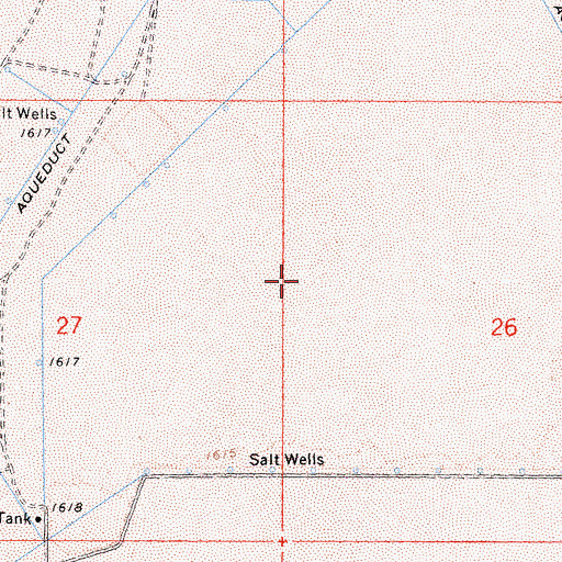 Topographic Map of Searles Lake, CA