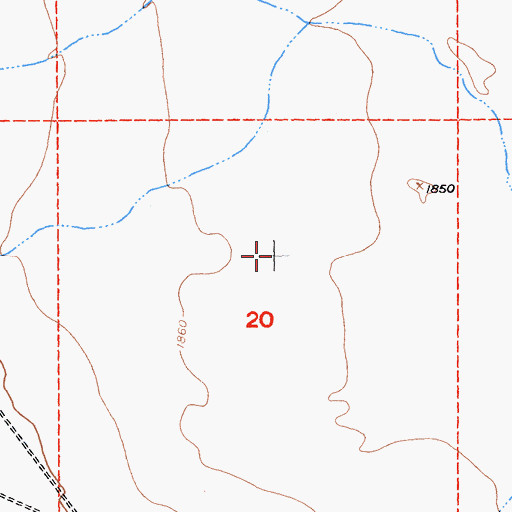 Topographic Map of Keys Dam Lower, CA