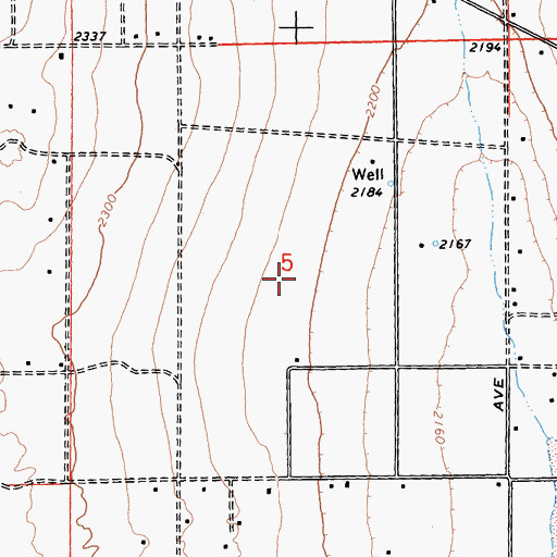 Topographic Map of Keys Dam Upper, CA
