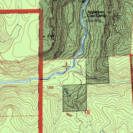 Topographic Map of Sulphur Creek, CA