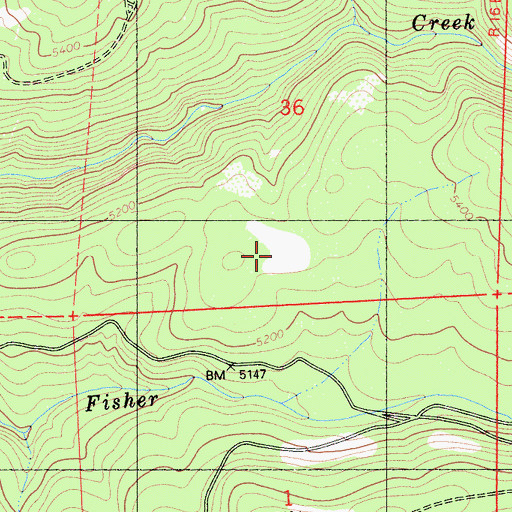 Topographic Map of Schumake Meadow, CA