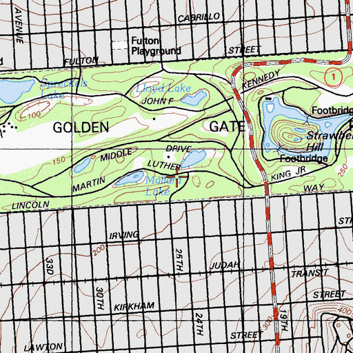 Topographic Map of Herbert Hoover Tree, CA