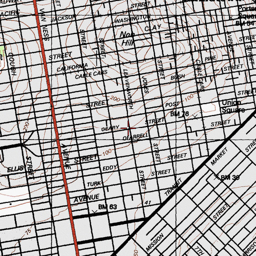 Topographic Map of Islam Temple, CA