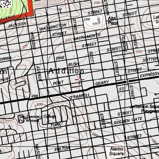 Topographic Map of Unity Hospital, CA