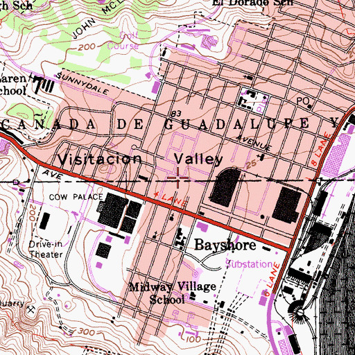 Topographic Map of Kelloch-Velasco Park, CA