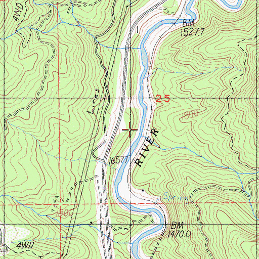 Topographic Map of Fisher, CA