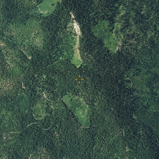 Aerial/Satellite Image of Jackson Peak, CA
