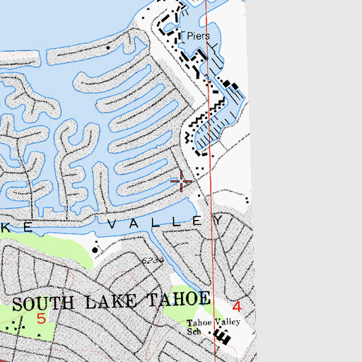 Topographic Map of Lake Valley, CA