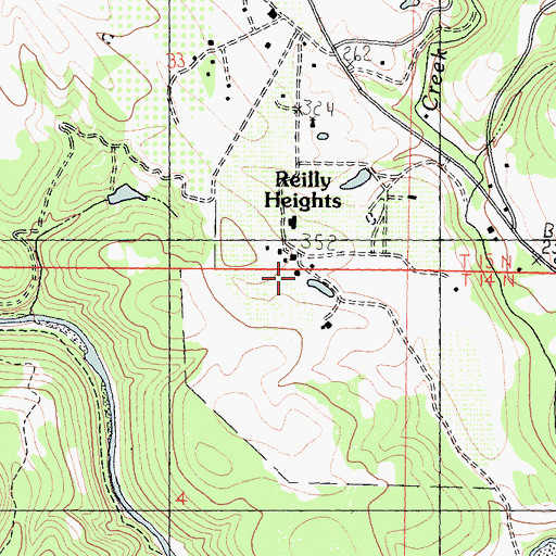 Topographic Map of Reilly Heights, CA