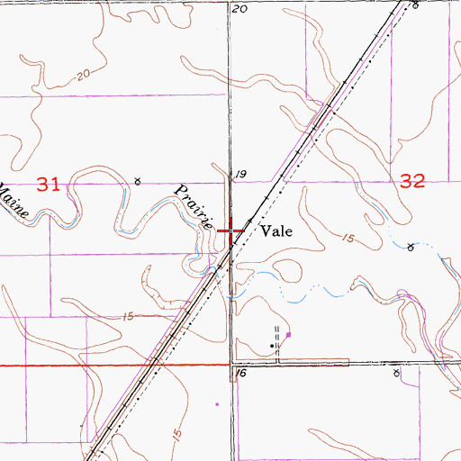 Topographic Map of Vale, CA