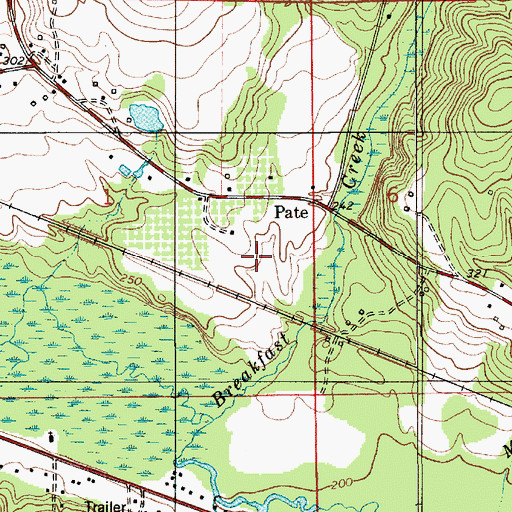 Topographic Map of Prattville Division, AL