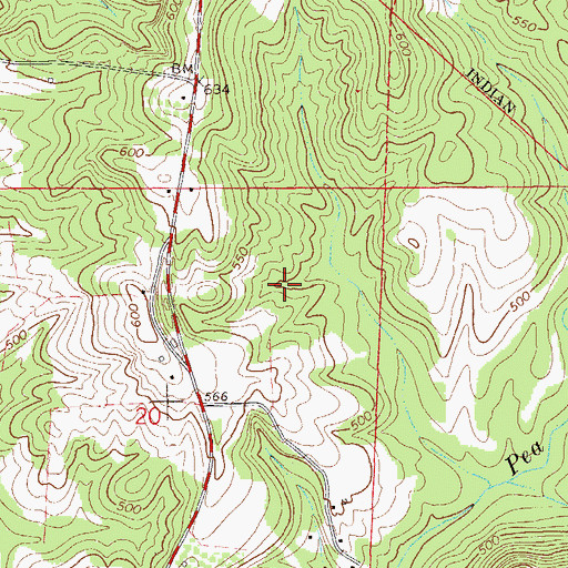 Topographic Map of Clayton Division, AL