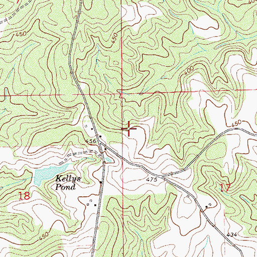 Topographic Map of Clio Division, AL
