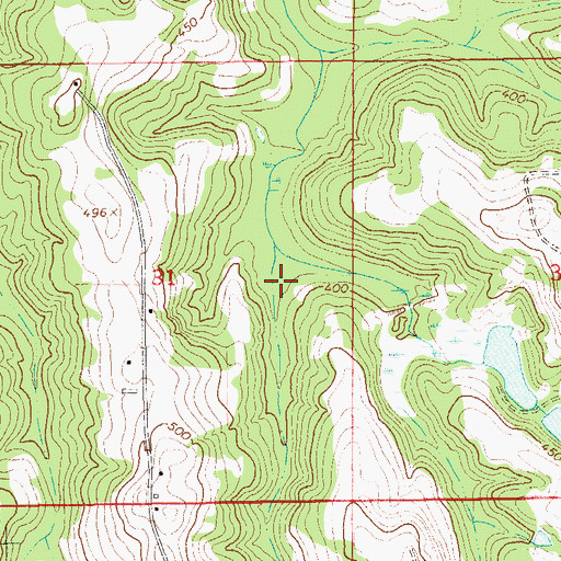 Topographic Map of Louisville Division, AL