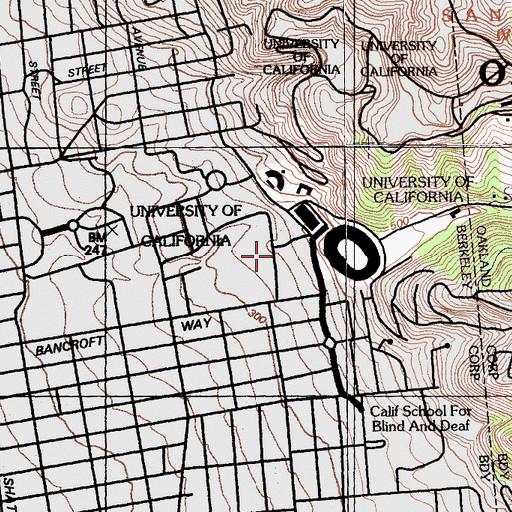 Topographic Map of Calvin Laboratory, CA