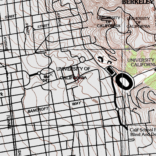 Topographic Map of Faculty Glade, CA