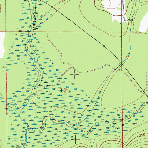 Topographic Map of Georgiana-McKenzie Division, AL