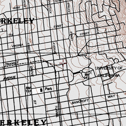 Topographic Map of Northwest Animal Facility, CA