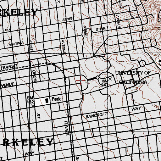 Topographic Map of Springer Gateway, CA