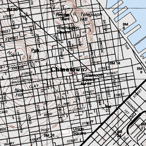 Topographic Map of Buddhas Universal Church, CA