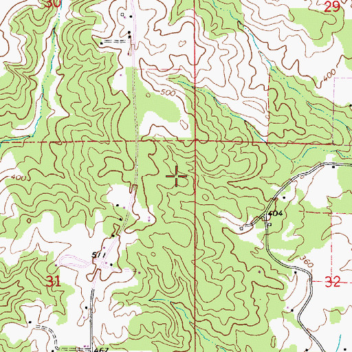 Topographic Map of Maplesville Division, AL