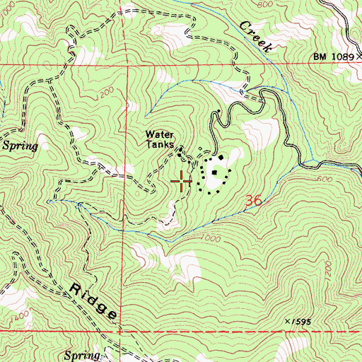 Topographic Map of Truth Home, CA