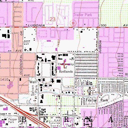 Topographic Map of East Hall, CA