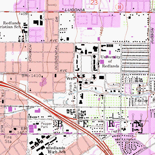 Topographic Map of Tom and Ann Peppers Art Center, CA