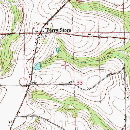 Topographic Map of Kinston Division, AL